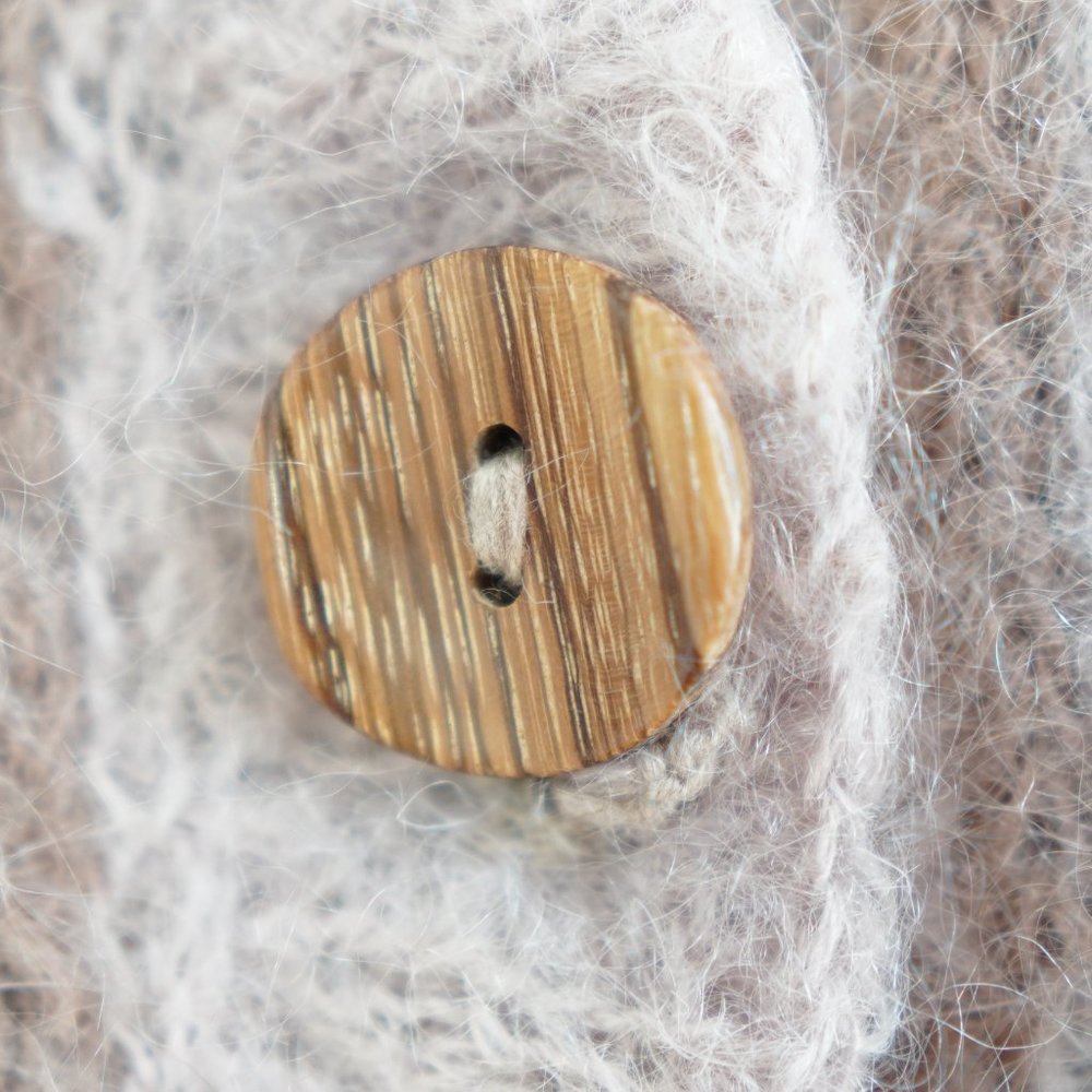 Vintage Hand Knit Cardigan - Picture 5 of 7